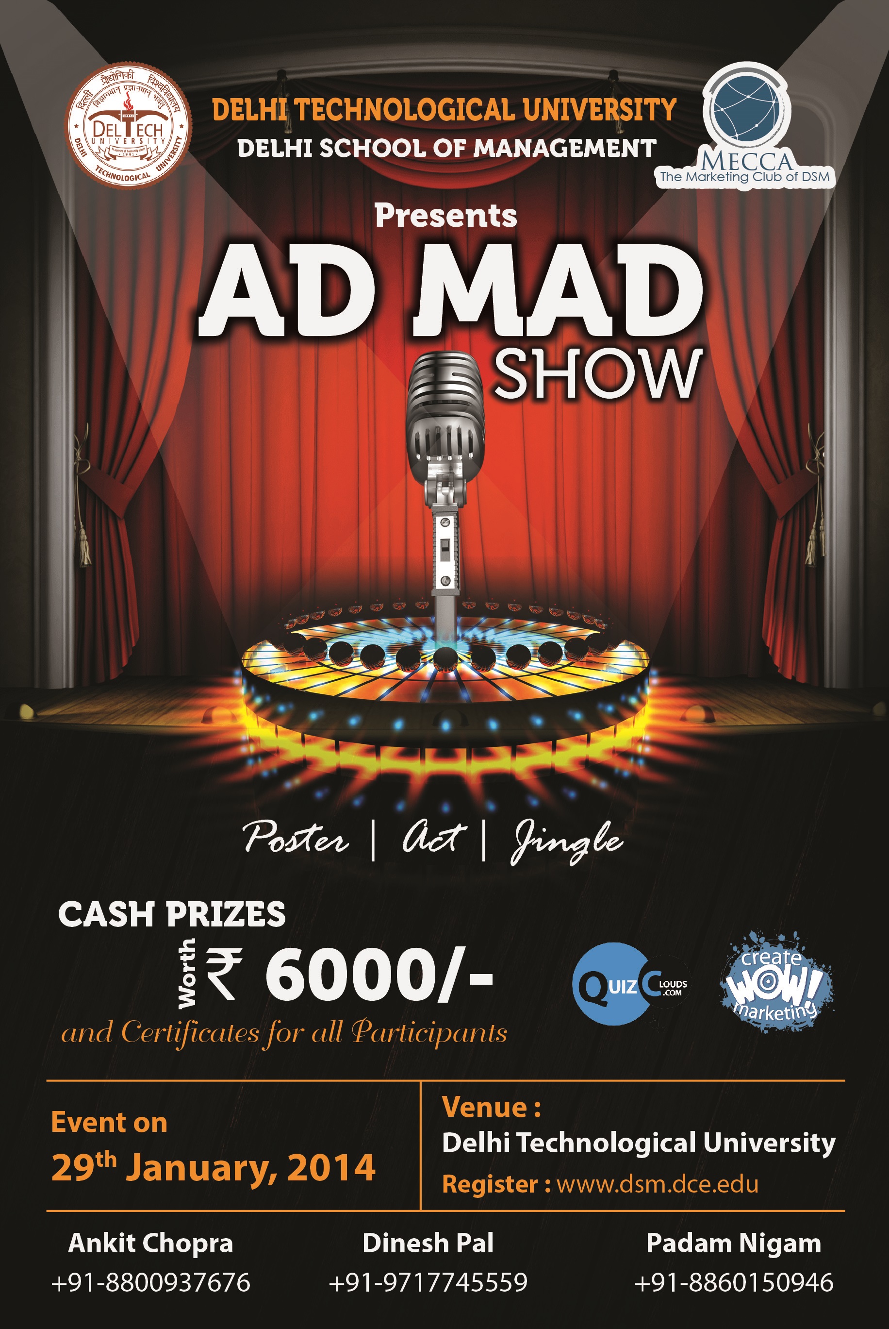 ad mad show - creativity meets madness | delhi school managemen