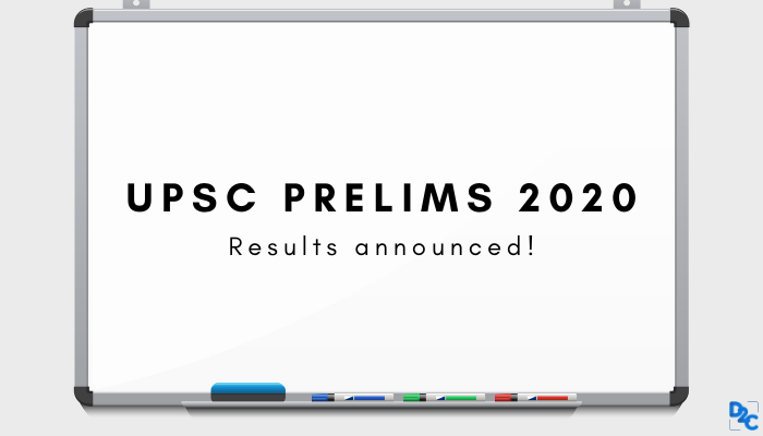 UPSC Prelims 2020 results announced, check results on upsc.gov.in