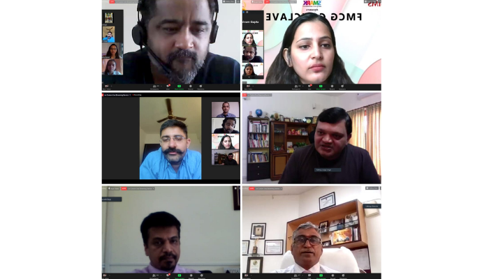 Panel discussions through zoom windows: 4Thought, The FMCG Conclave