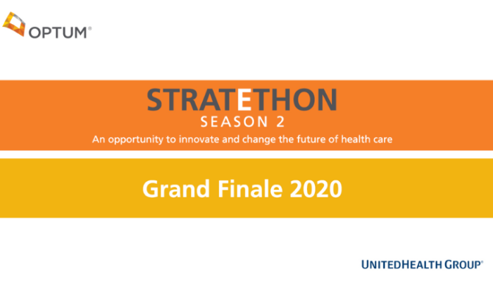 Redefining the healthcare industry at Optum Stratethon Season 2 Grand Finale