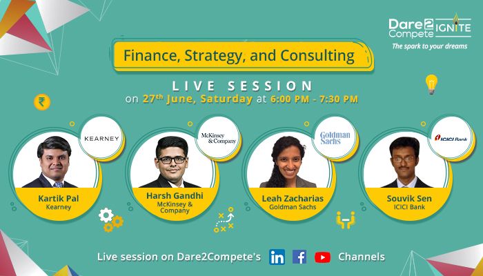 Mckinsey Company Goldman Sachs Icici Bank And Kearney Analyze The Career Prospects Of Finance And Consulting Domains Dare2compete