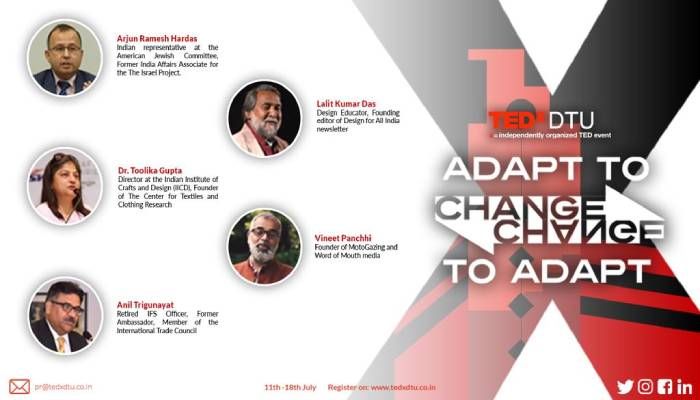TEDxDTU: Adapt to Change, Change to Adapt