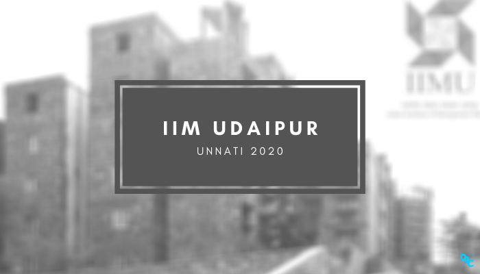 IIM Udaipur launches UNNATI 2020 for the upcoming batch