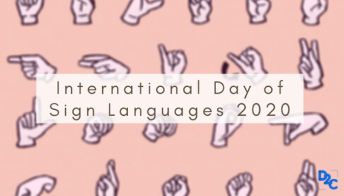 Discussing the importance of sign language on International Day of Sign Languages 2020