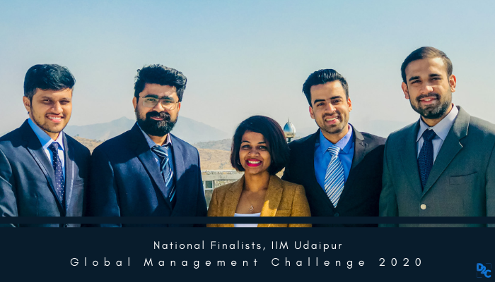 How teamwork shoved our way to becoming the national finalist of Global Management Challenge 2020- By Shivam Chugh from IIM Udaipur