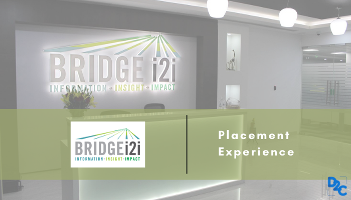 My journey of acquiring the position of an Analytics Consultant at BRIDGEi2i -By Kshitij Vishnoi from GLIM Gurgaon