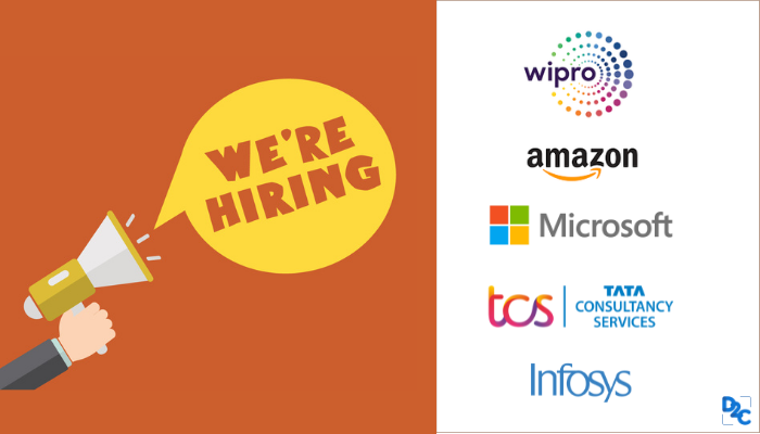 TCS, Amazon, Wipro, Infosys, and Microsoft have Launched their Hiring Drives! (Application Links Inside)