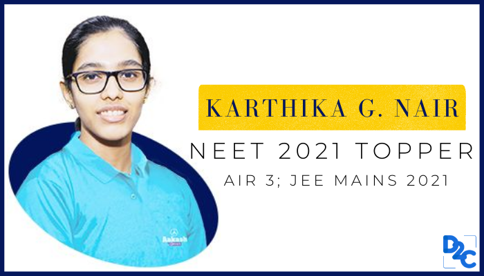 JEE Mains AIR 3 Tops NEET 2021| Says She Attempted JEE As A Practice Test For NEET