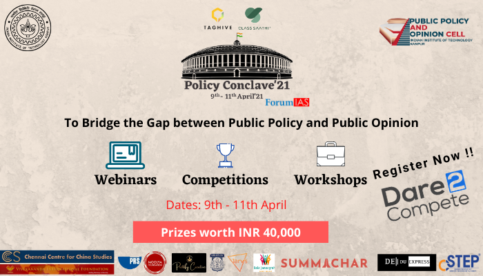 Have your say at the Policy Conclave 2021 by IIT Kanpur