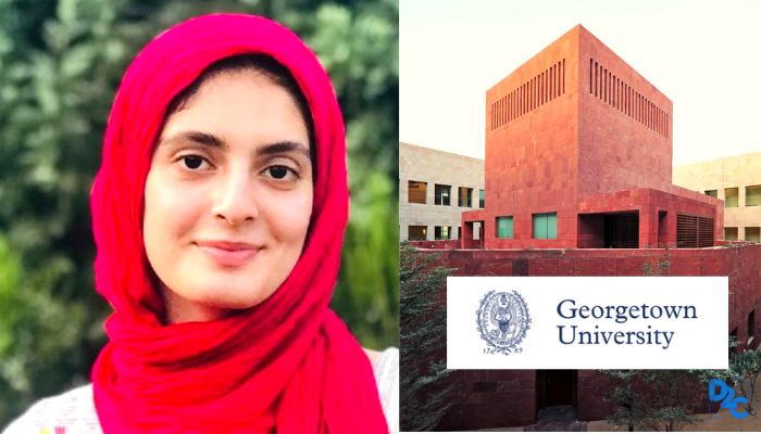 12th standard girl Maleeha Zehra on cloud nine after securing a seat in Georgetown University with a scholarship offer of $70,000