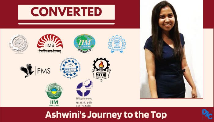 “My 3 years journey of 3 attempts, and from getting 0 IIM Calls to converting 10 colleges” - Ashwini Rahangdale from IIM Calcutta