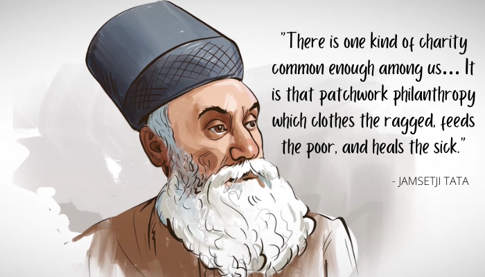 An epitome of human greatness, Jamsetji Tata emerges as the world's top philanthropist of the last centenary