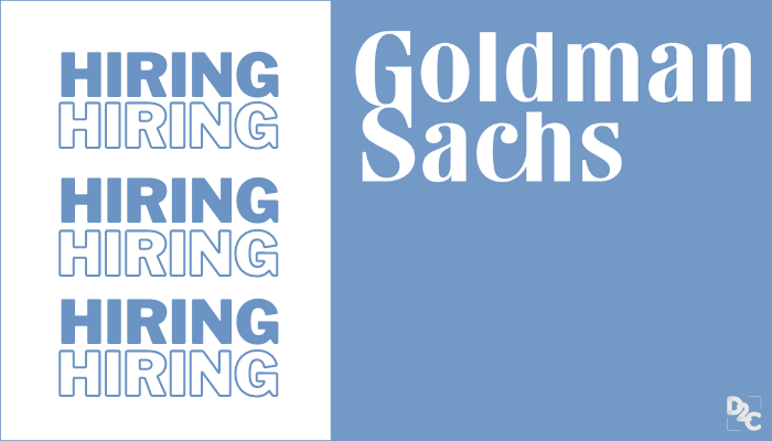 Goldman Sachs is inviting budding engineers for its Campus Hiring Program 2021, apply now!