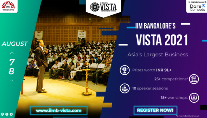 IIM Bangalore invites change-makers to its Annual Business Conclave – Vista 2021