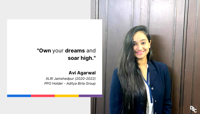 "Glad to be working for a firm that promises growth" - Avi Agarwal, XLRI Jamshedpur, PPO Holder-ABG