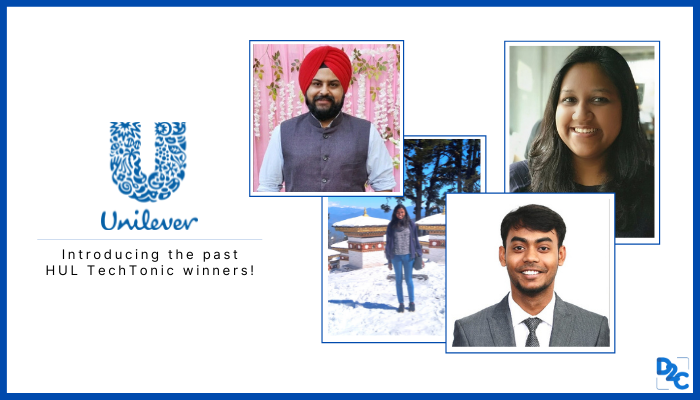 In conversation with HUL TechTonic winners who earned a full-time role at the largest FMCG company, Unilever!