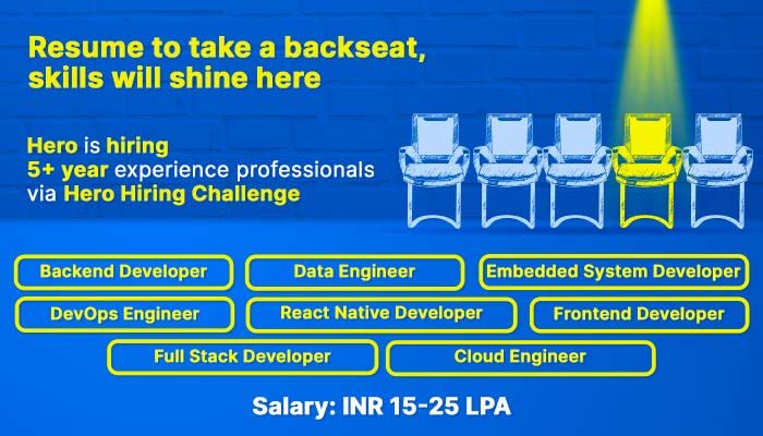 Hero MotoCorp Rolls Out INR 15-25 LPA Jobs For 5+ Years' Experienced Engineers 