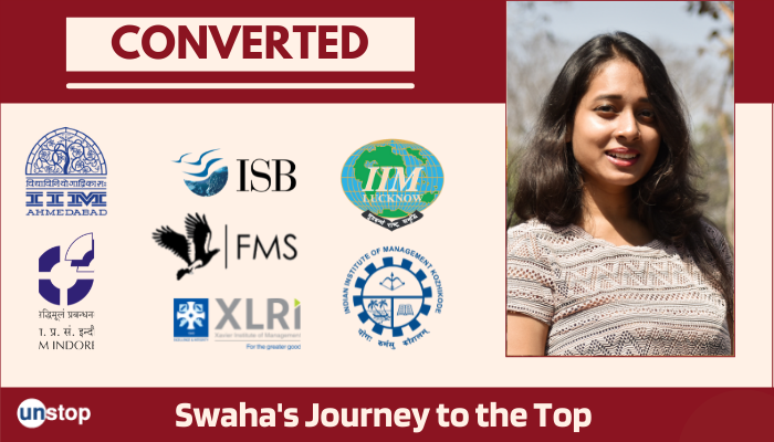 How I Prepared For CAT To Convert Top B-Schools-By Swaha S, IIM A