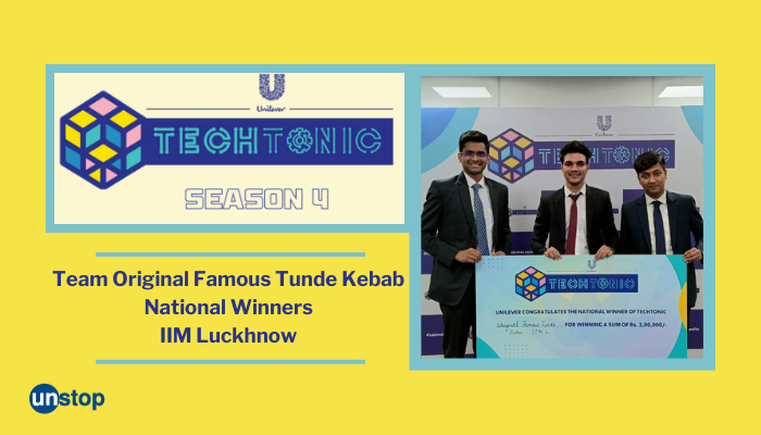 The Story Of How IIM Lucknow Won Big at HUL TechTonic Season 4