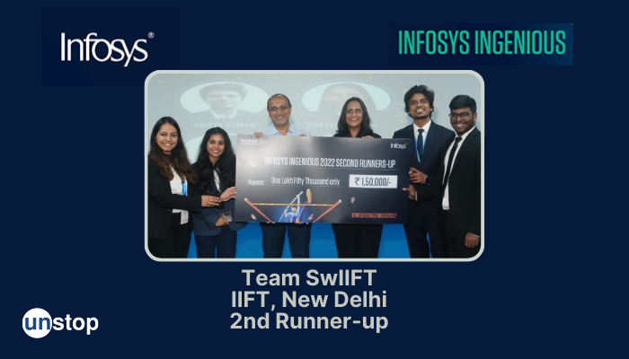 IIFT Grabs 2nd Runner-up Title For Infosys Ingenious 2022