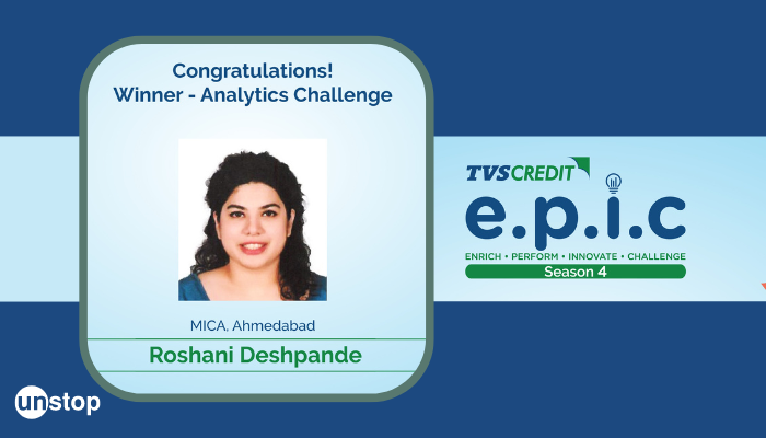 MICA Ahmedabad Wins TVS Credit E.P.I.C Analytics Challenge Season 4