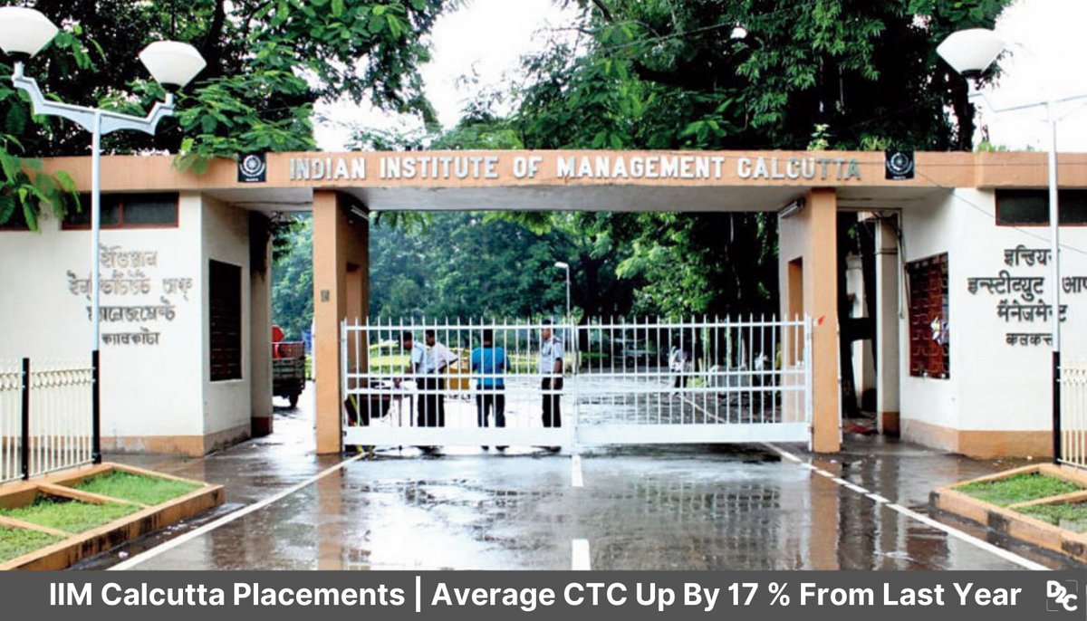 IIM Calcutta Placements 2022 | Avg CTC of INR 34.2 LPA; Highest-ever Recorded At The Institute