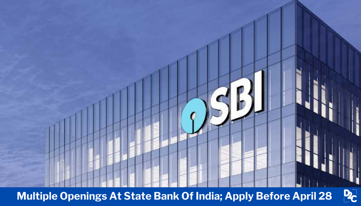 SBI Recruitment 2022: Applications Invited For Special Cadre Officers; Apply By April 28