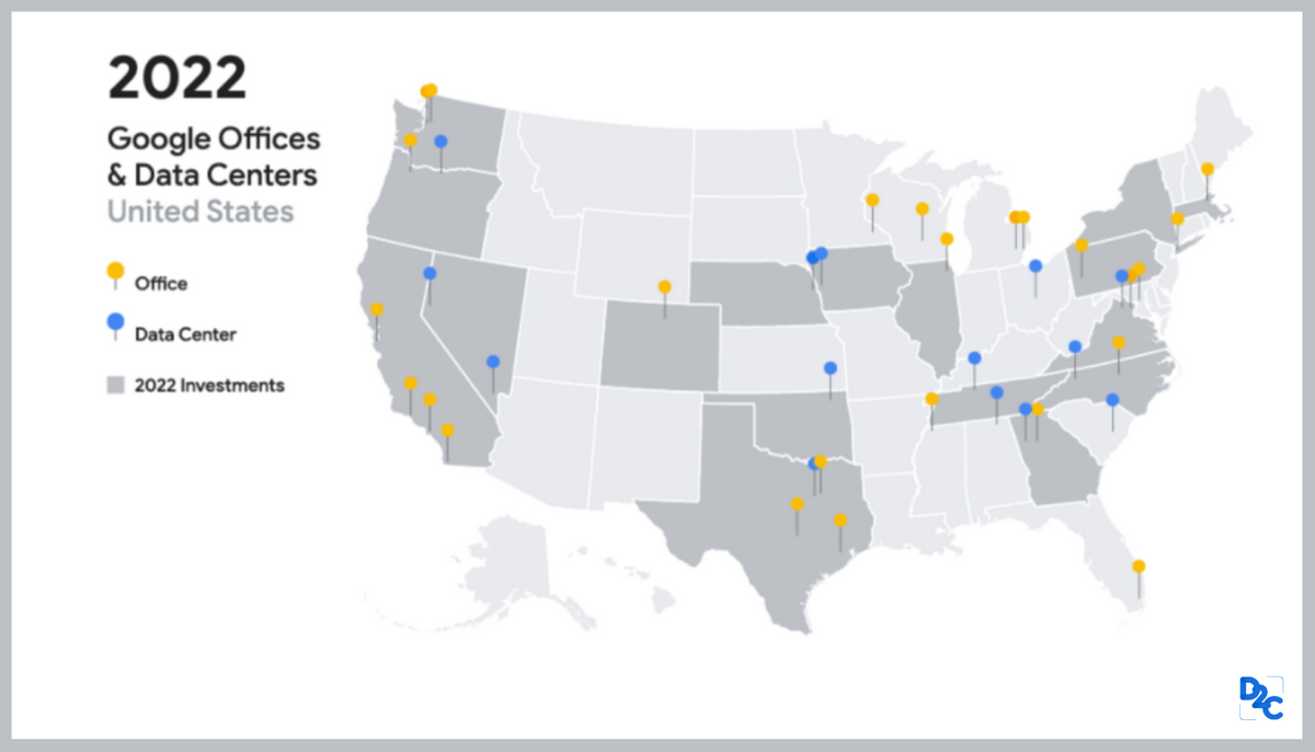 Google's Mega Plan For 2022: USD 9.5 Billion In Investment In Data Centers & Offices; 12,000 New Jobs