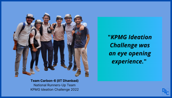 IIT Dhanbad Team's Idea For Achieving Carbon Neutrality Fetched Them INR 3 Lakhs At KPMG Ideation Challenge 2022!