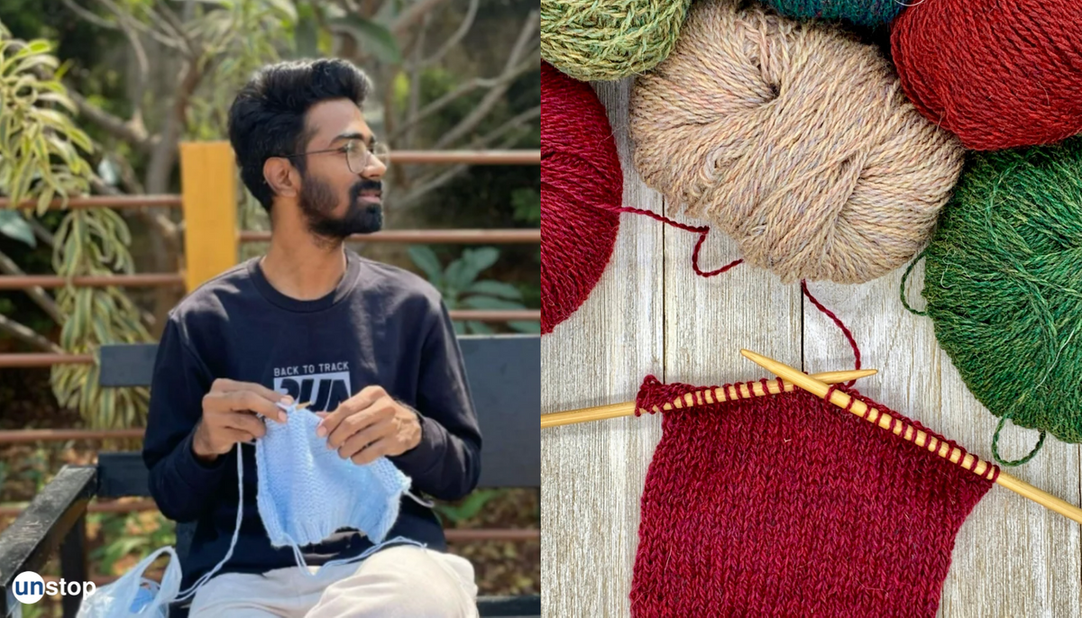 This Engineer From Karnataka Took Up Knitting As A Hobby To Overcome Anxiety; Now It's His Side Business!
