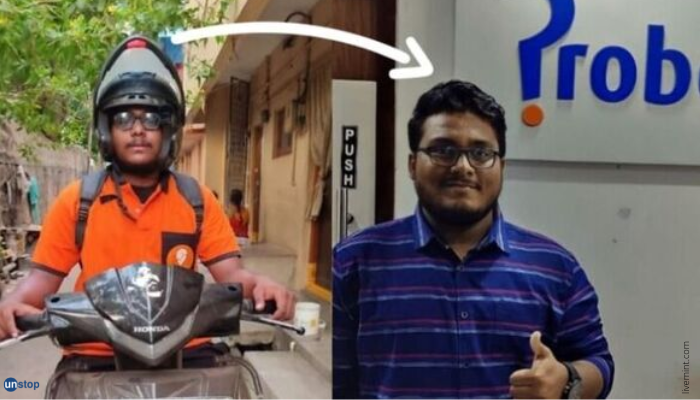 From Delivery Boy To Software Engineer, This Andhra Boy 'Coded' His Success Story With His Hard Work