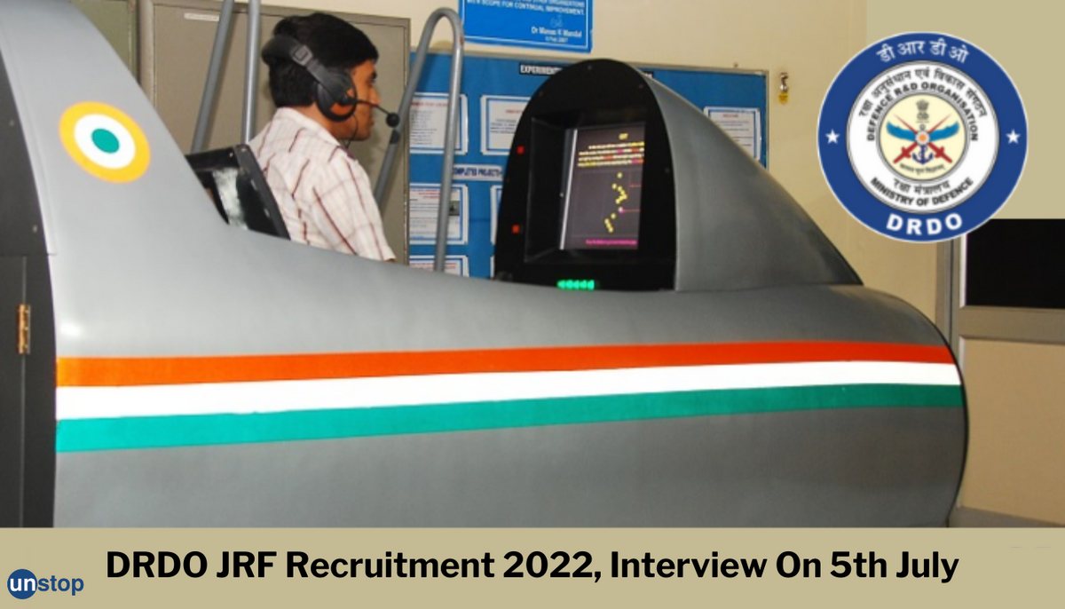 DRDO Recruitment 2022: JRF Vacancies For Engineering Grads; Walk-in Interview On 5th July!