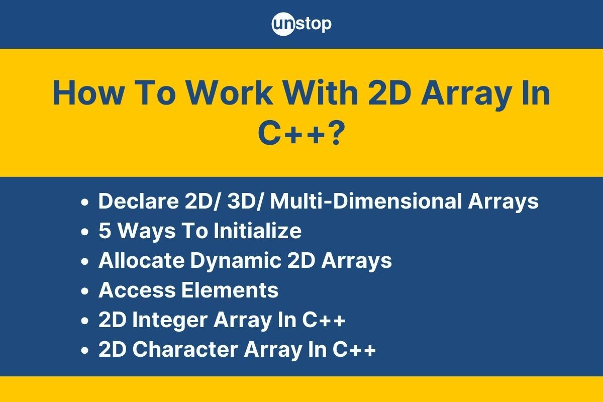 C++ 2D Array & Multi-Dimensional Arrays Explained (+Examples)