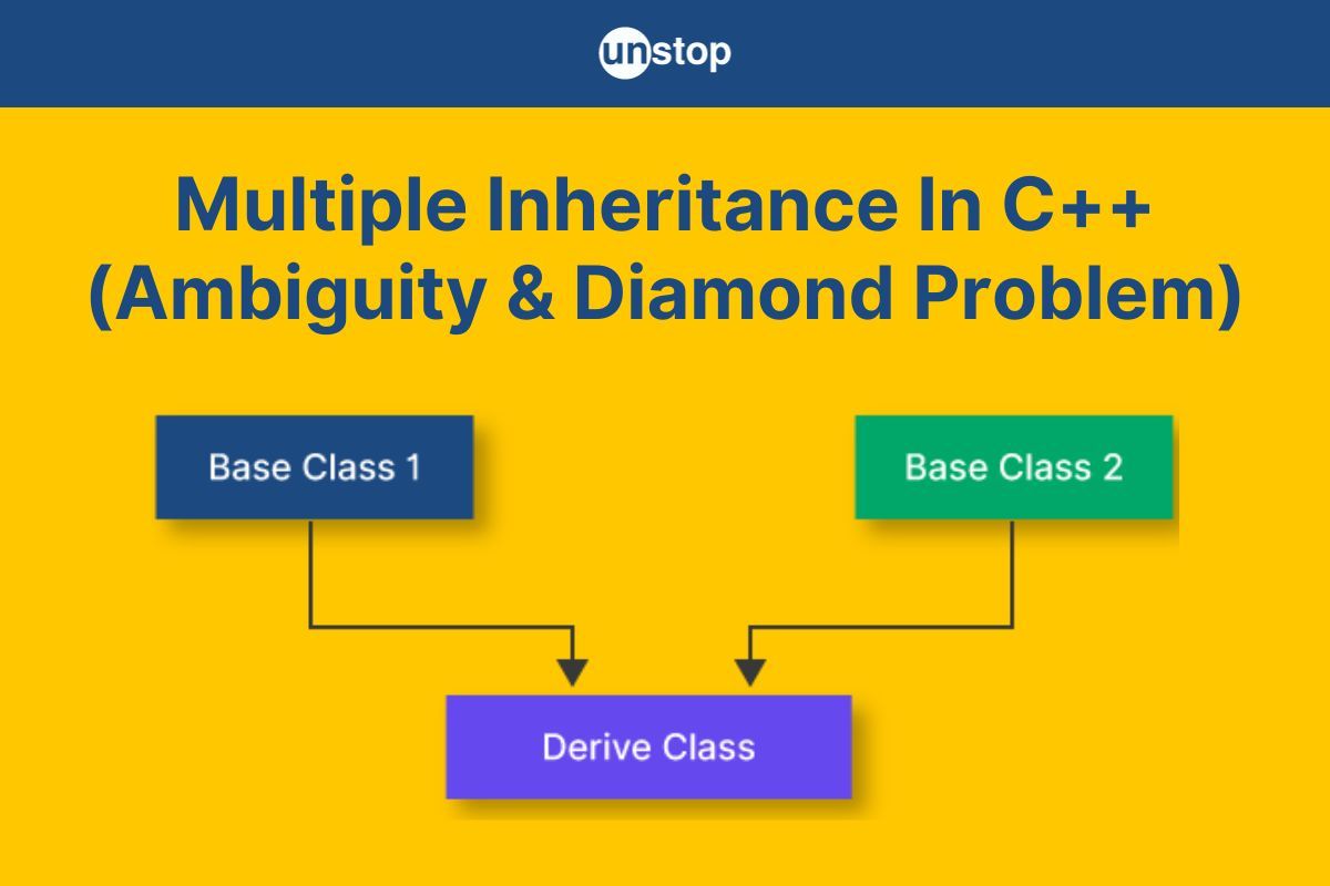 Multiple Inheritance In C++ & Ambiguity Problems (+Code Examples)