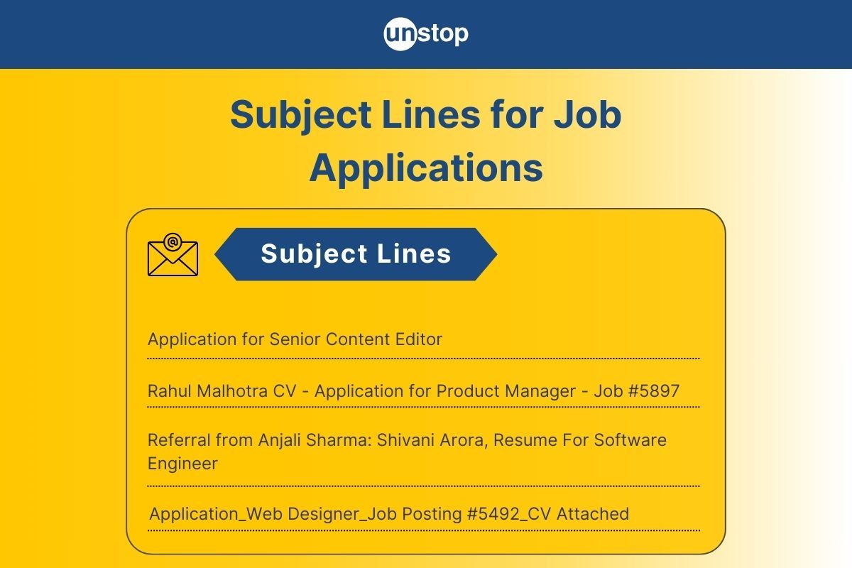 Email Subject Lines For Job Applications: Top Tips + Samples