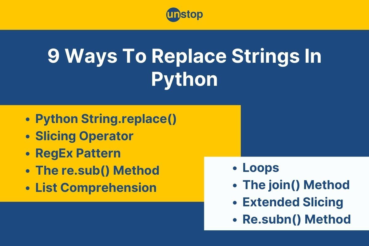 Python String.Replace() And 8 Other Ways Explained (+Examples)