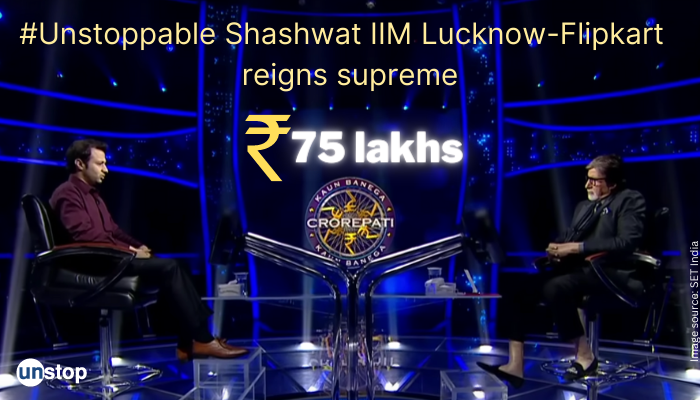 Unstop Competitive Leader 2018 Shashwat Wins INR 75 Lakhs At KBC