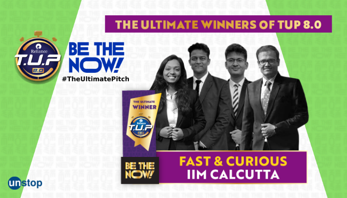 IIM Calcutta's Winning Idea For Reliance TUP 8.0