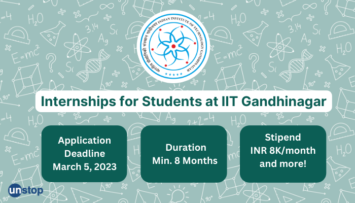 Apply For Summer Internship At IIT Gandhinagar; Stipend INR 16K+