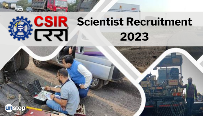 CSIR-CRRI Scientist Posts For Civil Engineers | INR 1.2 Lakh PM | Dual Degree Allowed