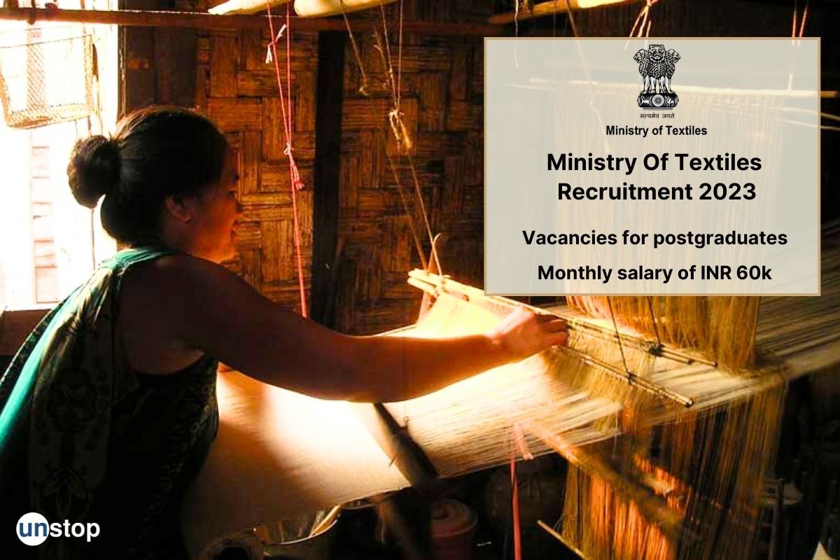 Ministry Of Textiles Recruitment 2023: Vacancies For MBA/MCA/M.Tech Degree Holders