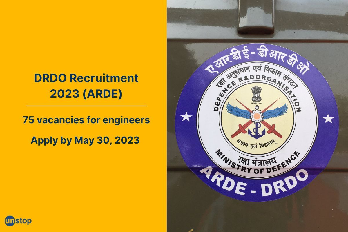 DRDO Recruitment 2023 (ARDE): 75 Apprentice Vacancies For Engineers 