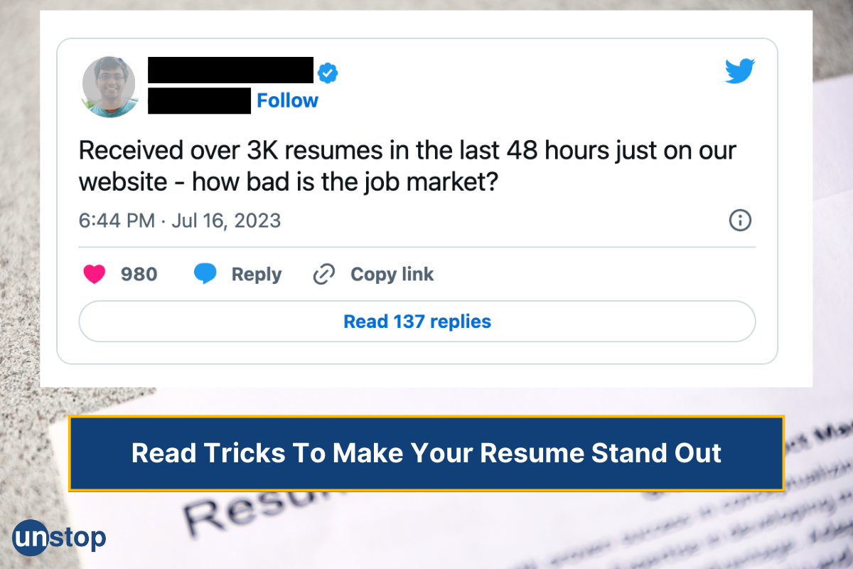 CEO Shocked By 3000 Resumes In 48 Hours! Read How To Get Your Resume Shortlisted