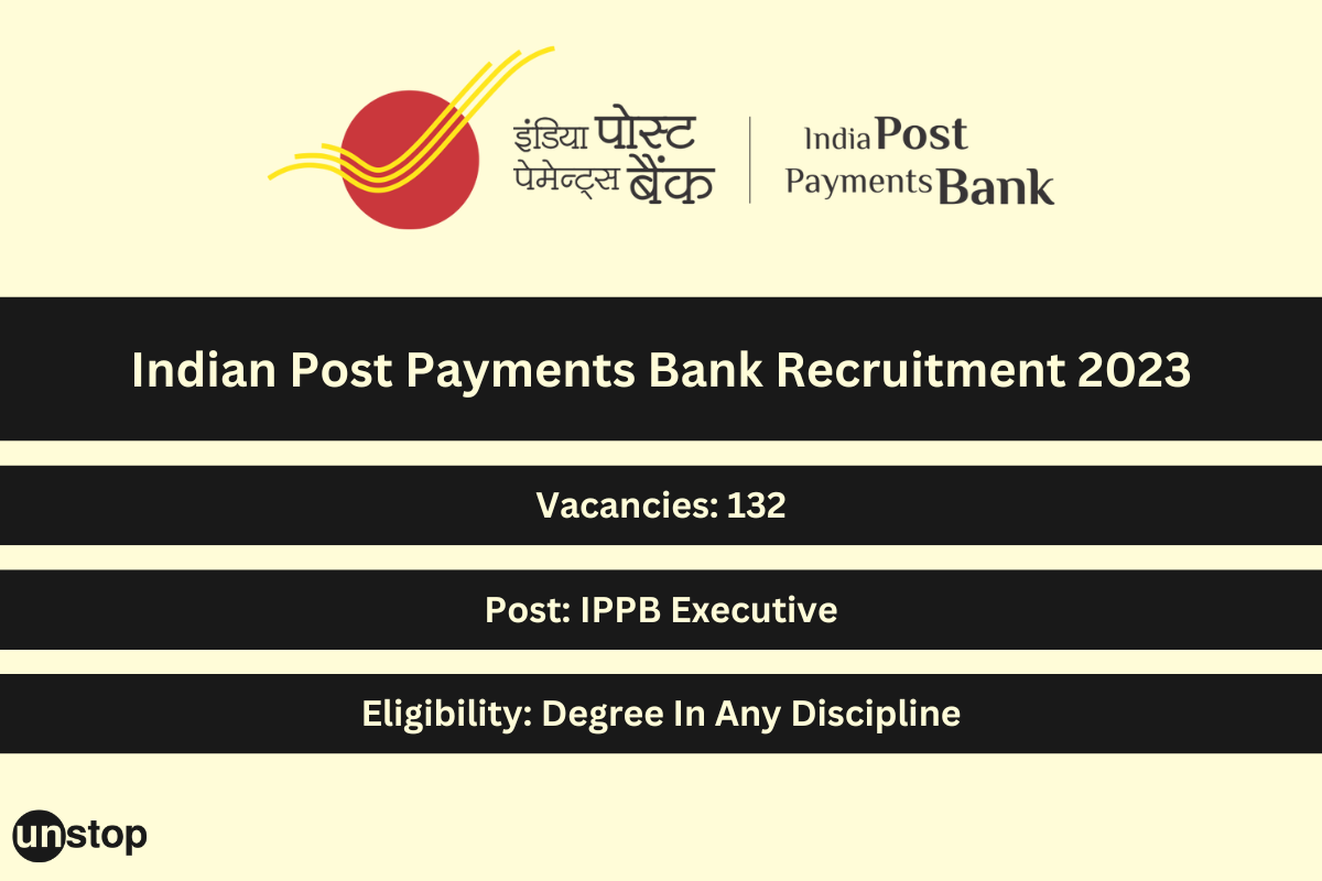 IPPB Recruitment 2023: Open To All; 132 Openings // Unstop