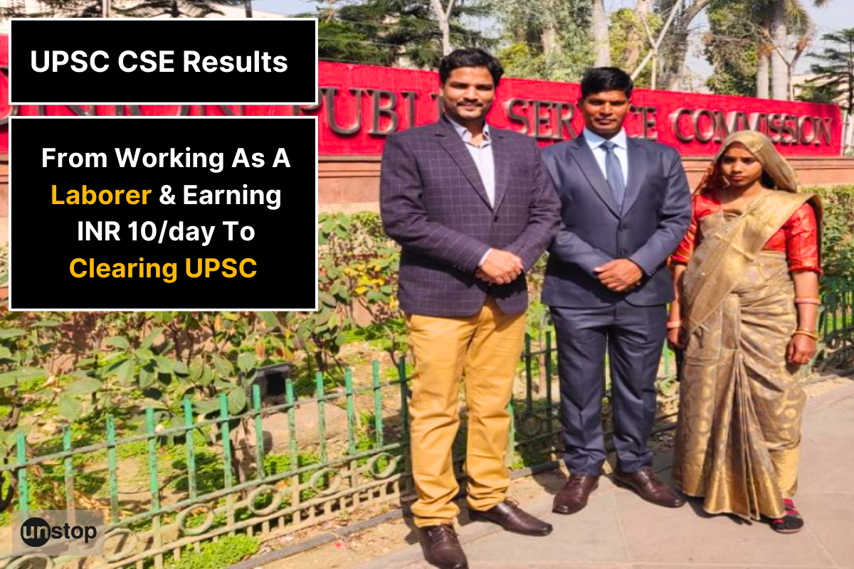 UPSC Success Story: From Earning INR 10/Day As A Laborer To Becoming The First Civil Servant In The Family