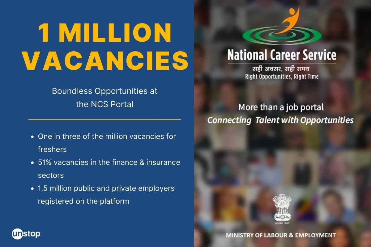 33% Of The Million Vacancies Listed On NCS Portal Are For Freshers