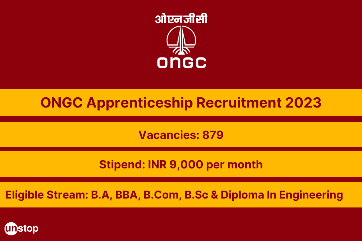 ONGC Apprenticeship 2023 For Grad/Diploma Students // Unstop