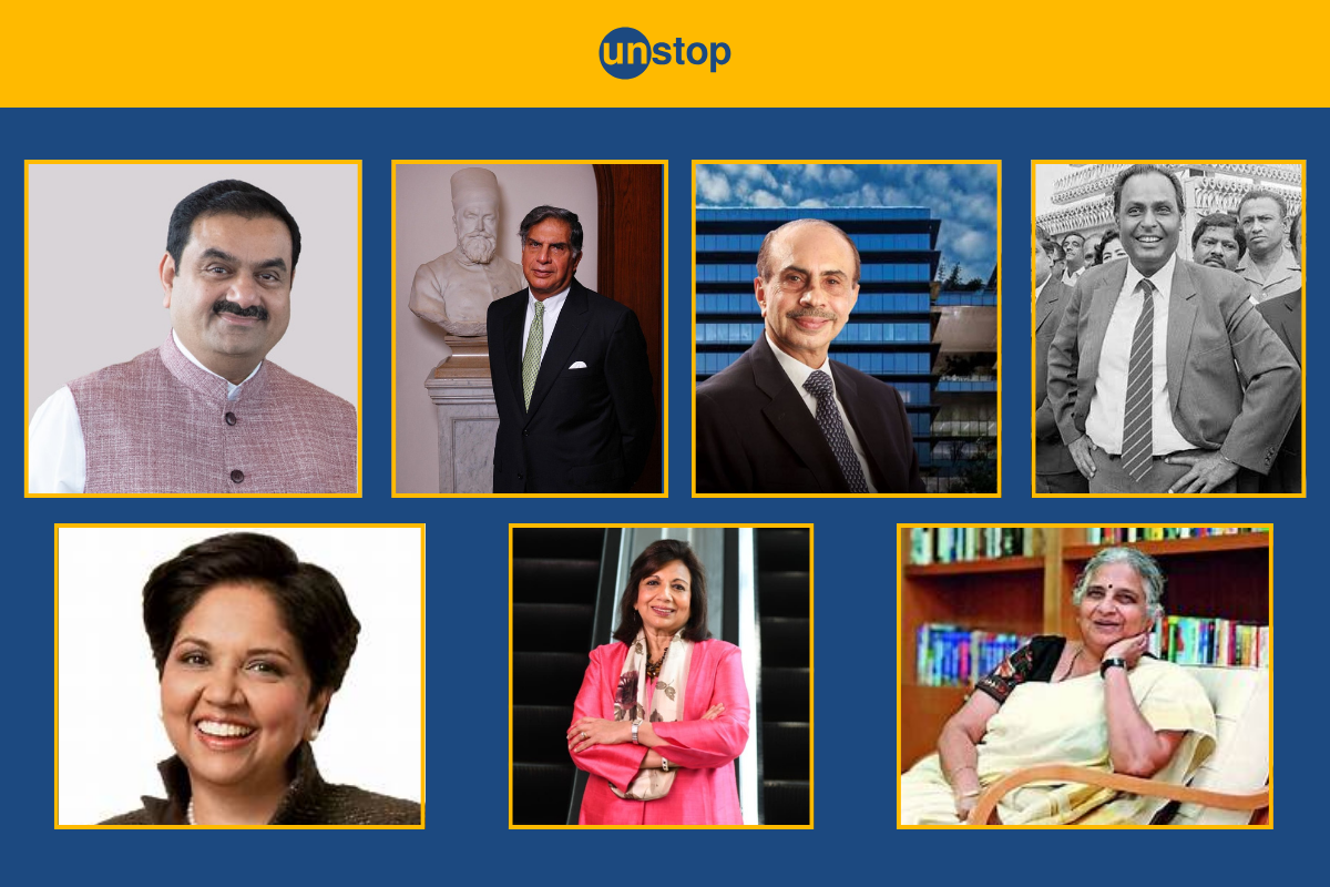 The Surprising First Jobs & Education of Ambani, Ratan Tata, Sudha Murthy, & Other Leaders