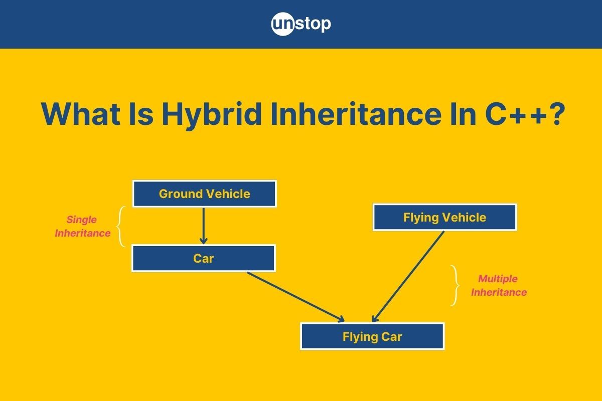 Hybrid Inheritance In C++ | Syntax, Applications & More (+Examples)