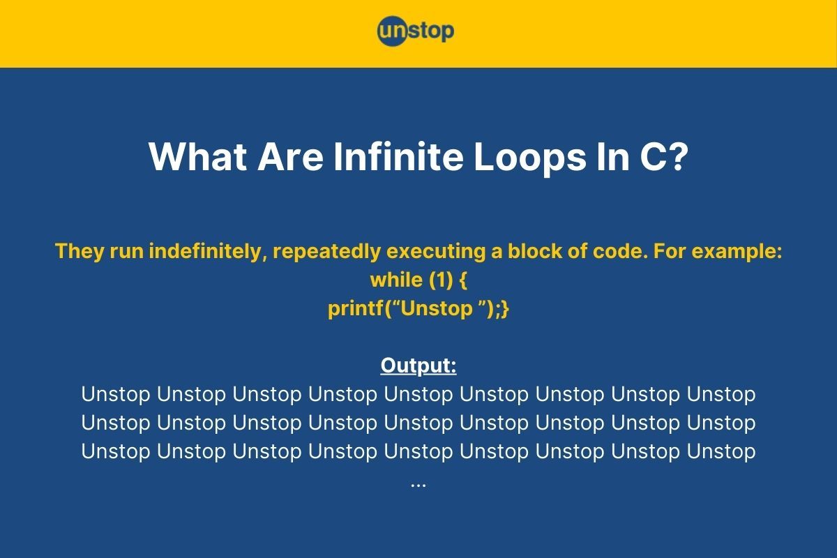 Infinite Loop In C | Types, Causes, Prevention (+Code Examples)